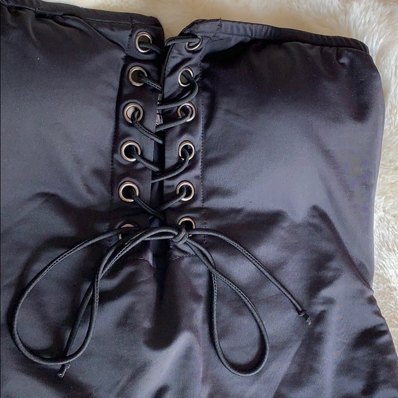 Seek The Label strapless bodysuit lace up swim hot - Picture 2 of 8